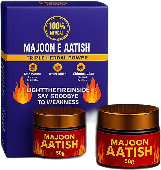 Majoon Aatish پیسٹ 50 گرام اور ڈبہ
